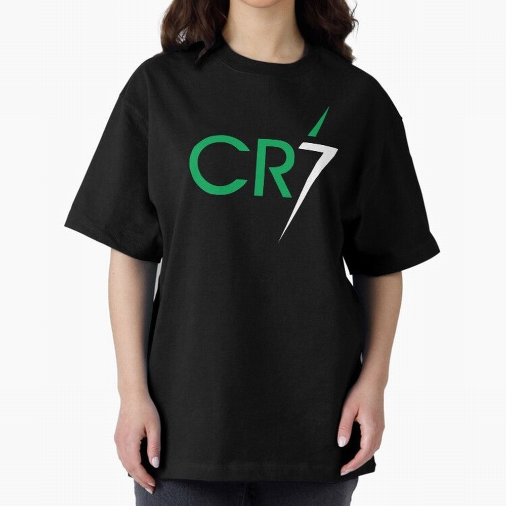 Cristiano Ronaldo CR7 Soccer Football Portugal Champion Oversized T-Shirt Bring a Vintage Feel to FIFA World Cup 2026 Group Stage Driven by Messi, Neymar and Mbappe, France Energy, Vintage Soccer Flavor, Modern Football Stars, National Flags and