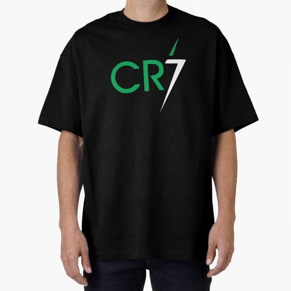 Cristiano Ronaldo CR7 Soccer Football Portugal Champion Oversized T-Shirt Bring a Vintage Feel to FIFA World Cup 2026 Group Stage Driven by Messi, Neymar and Mbappe, France Energy, Vintage Soccer Flavor, Modern Football Stars, National Flags and