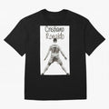Cristiano Ronaldo Celebration Oversized T-Shirt Join Supporters Worldwide for Global Football Passion for FIFA World Cup 2026 Group Stage, Celebrating CR7, Argentina, Fan Favorite Moments, National Team Passion, Big Match Drama and Soccer History;