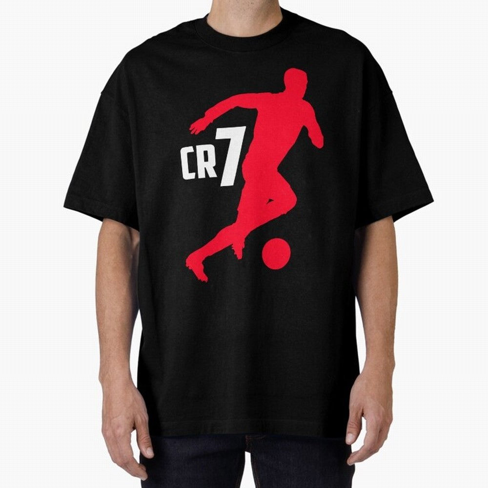 Cristiano Ronaldo Oversized T-Shirt Bring Match Day Fire to FIFA World Cup 2026 USA Canada Mexico Celebrating Haaland and Mbappe, Portugal, Spain and Germany Energy, Football Passion, Legendary Performances, Festival Vibes and Supporter Community;