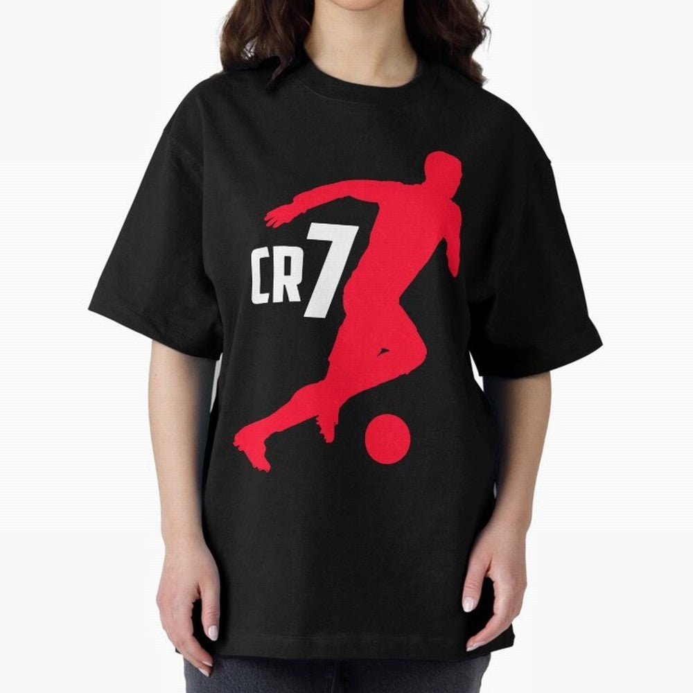 Cristiano Ronaldo Oversized T-Shirt Bring Match Day Fire to FIFA World Cup 2026 USA Canada Mexico Celebrating Haaland and Mbappe, Portugal, Spain and Germany Energy, Football Passion, Legendary Performances, Festival Vibes and Supporter Community;