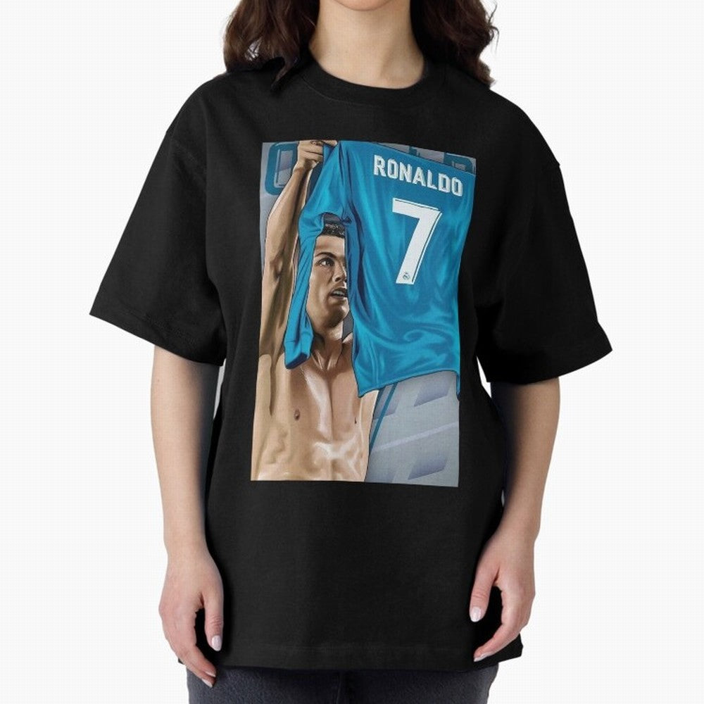 Cristiano Ronaldo Oversized T-Shirt Make Game Day About FIFA World Cup 2026 Group Stage Spirit, Driven by Spain, Messi and Cristiano Ronaldo, Stadium Memories, Football Loyalty, International Chants and Championship Tradition; Perfect for