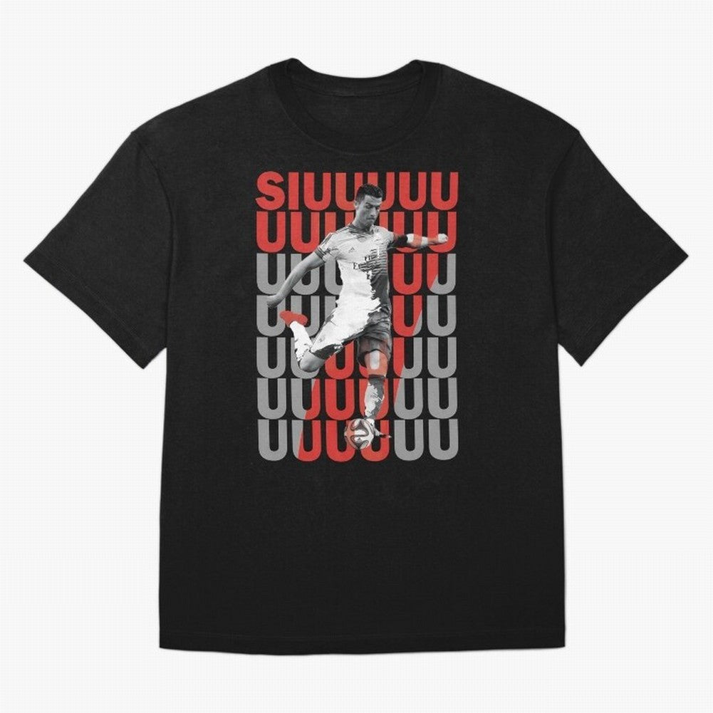 Siuuuuuu Cristiano Ronaldo Oversized T-Shirt Show Fan Pride Across Match Day Hype around FIFA World Cup 2026 Group Stage, Haaland, Netherlands, Supporter Pride, Iconic Celebrations, Legendary Names and Global Match Day Energy; Great for Supporters