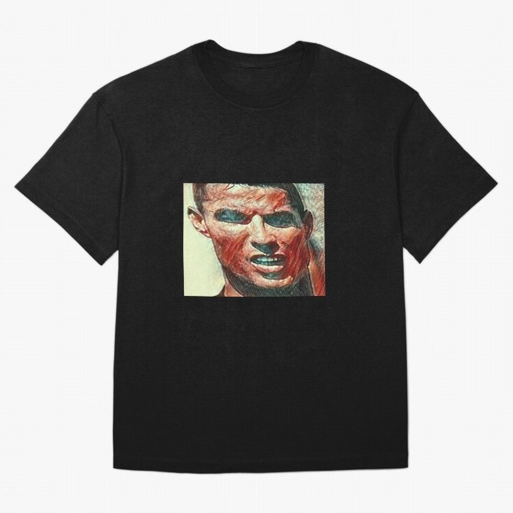 Ronaldo Oversized T-Shirt Bring World Football Passion into Match Day Hype around FIFA World Cup 2026 USA Canada Mexico, CR7, Spain, Vintage Soccer Flavor, Modern Football Stars, National Flags and Final Night Emotion; Made for Die Hard Supporters,
