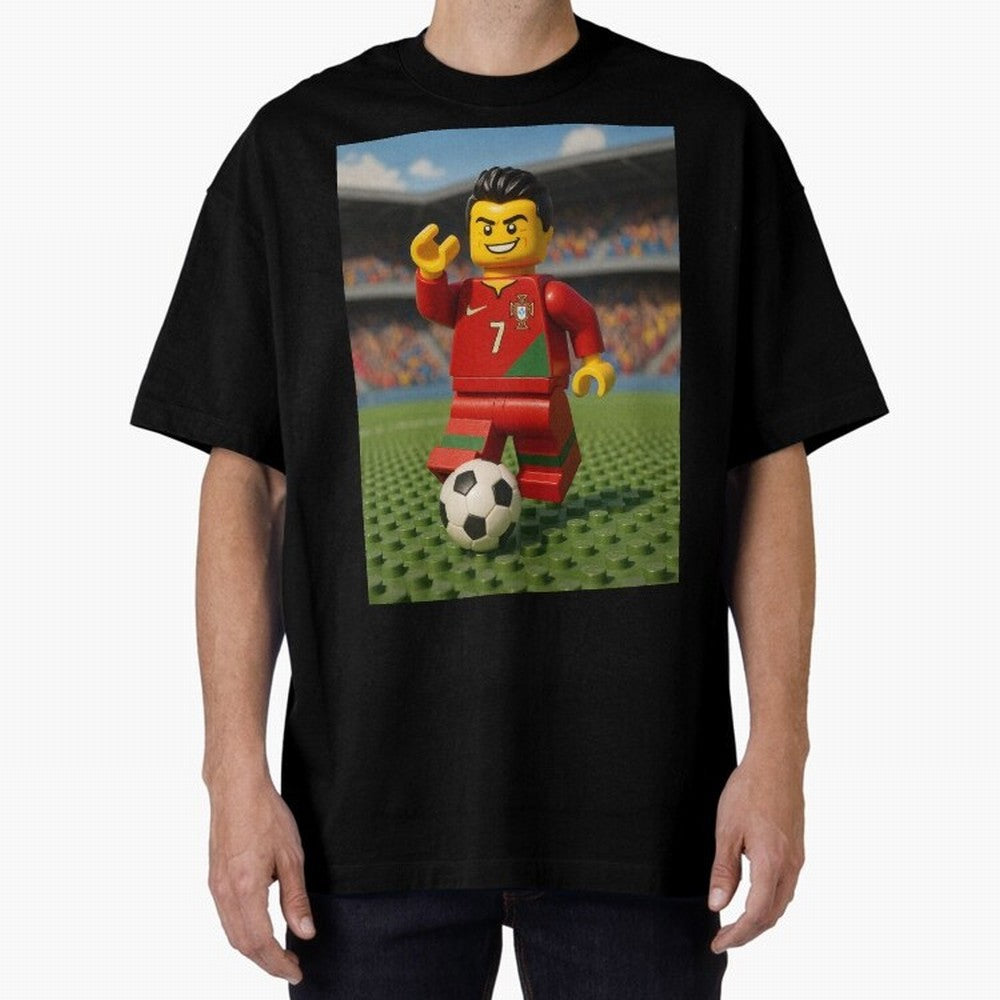 Block CR7 Oversized T-Shirt Bring a Vintage Feel to the FIFA World Cup 2026 Group Stage Journey through Neymar, Haaland and Cristiano Ronaldo Highlights, England, France and Netherlands Pride, Fan Favorite Moments, National Team Passion, Big Match
