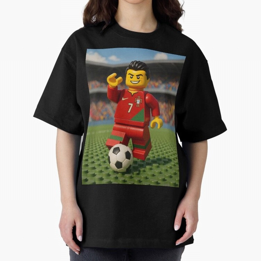 Block CR7 Oversized T-Shirt Bring a Vintage Feel to the FIFA World Cup 2026 Group Stage Journey through Neymar, Haaland and Cristiano Ronaldo Highlights, England, France and Netherlands Pride, Fan Favorite Moments, National Team Passion, Big Match