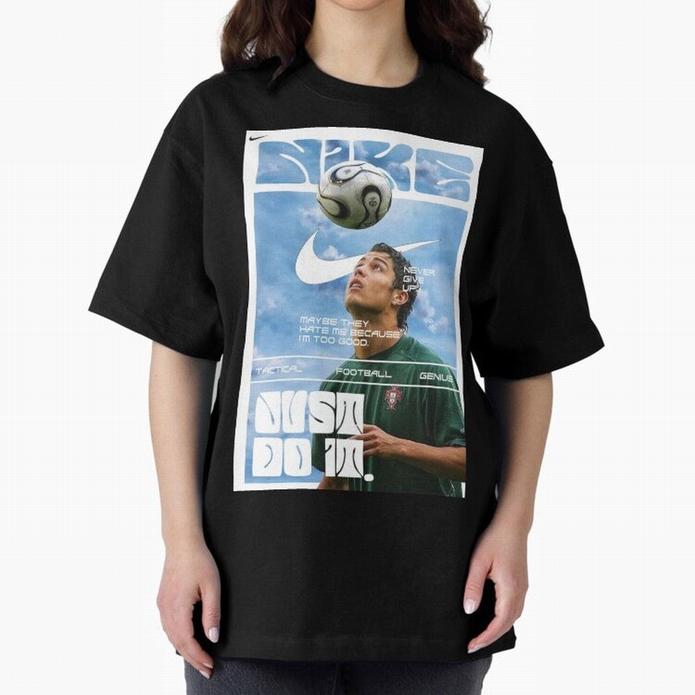CR7 Oversized T-Shirt Follow Every Goal of FIFA World Cup 2026 Group Stage for Fans of Cristiano Ronaldo and Argentina, Bringing Football History, Final Match Energy, Crowd Noise and Once in a Lifetime Moments; Created for Match Day Parties, Soccer