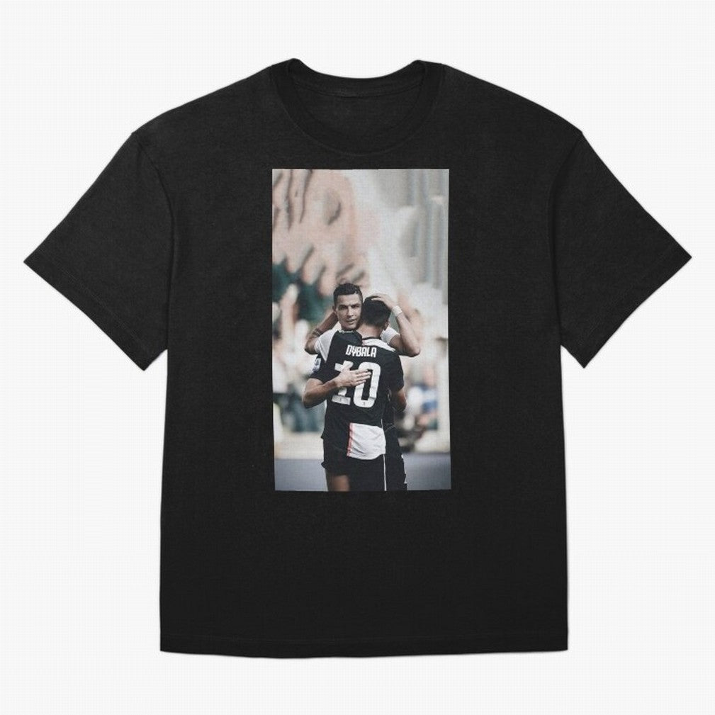 ronaldo with dybala Oversized T-Shirt Feel the Heartbeat of FIFA World Cup 2026 Group Stage for Fans of CR7 and Messi and Argentina and Brazil, Bringing Stadium Memories, Football Loyalty, International Chants and Championship Tradition; Ideal for