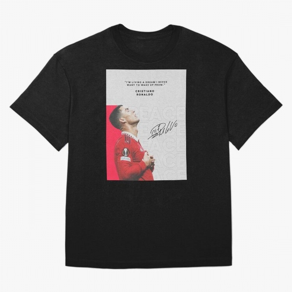 PEACE OF MIND Oversized T-Shirt Show Up for the Glory of FIFA World Cup 2026 for Fans of CR7 and France, Bringing Worldwide Fan Energy, Dramatic Goals, Stadium Lights and Championship Celebrations; Made for Die Hard Supporters, Soccer Lovers, Game
