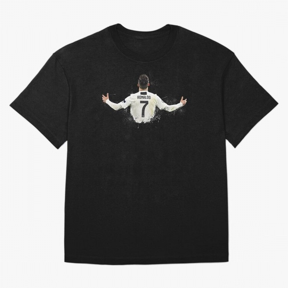 Cristiano Ronaldo Juventus Abstract Paintings Oversized T-Shirt Fuel Your Fan Pride for FIFA World Cup 2026 Group Stage Spirit, with France, Messi, Football History, Final Match Energy, Crowd Noise and Once in a Lifetime Moments; Created for Match