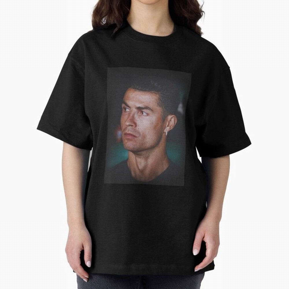 Cristiano Ronaldo Oversized T-Shirt Make Every Match About FIFA World Cup 2026 for Fans of Messi and Cristiano Ronaldo and France and Portugal, Bringing Stadium Memories, Football Loyalty, International Chants and Championship Tradition; Great for