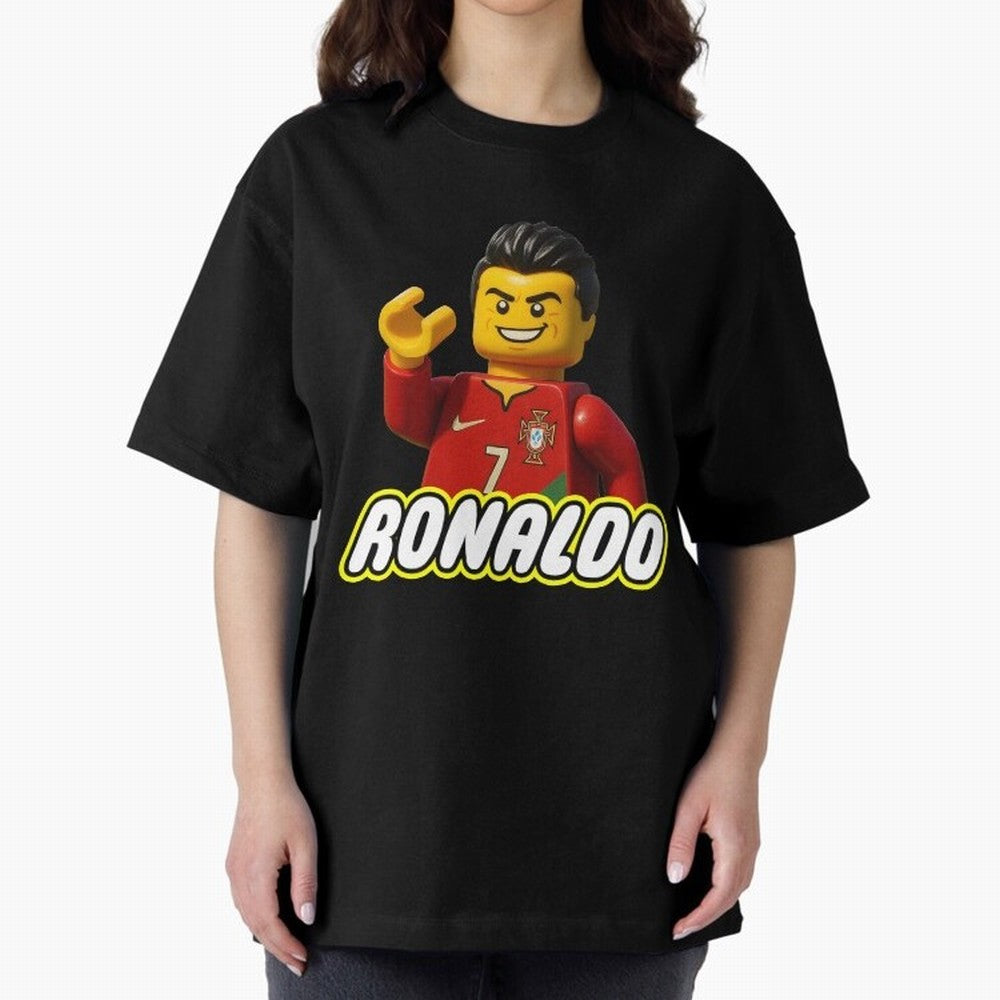 Block CR7 Oversized T-Shirt Show Up for the Glory of the FIFA World Cup 2026 Journey through Messi, CR7 and Mbappe Highlights, Argentina and Brazil Pride, Fan Favorite Moments, National Team Passion, Big Match Drama and Soccer History; Great for