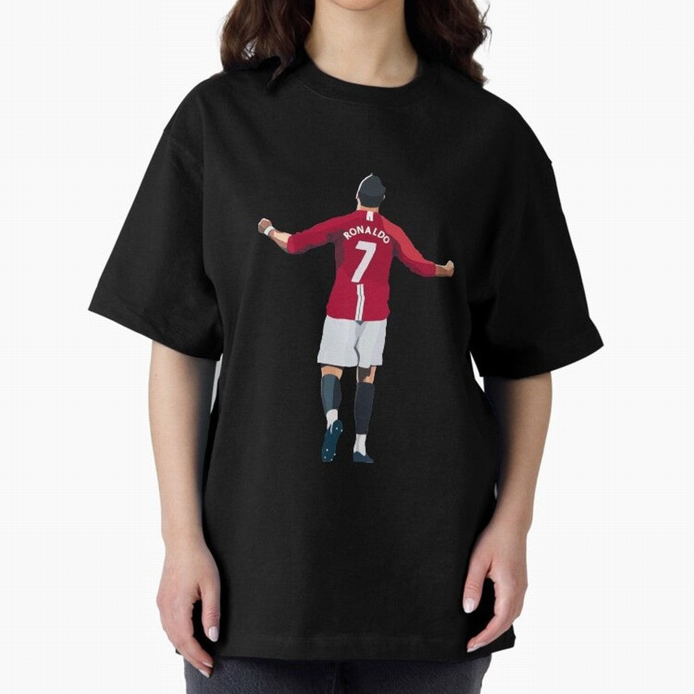 Cristiano Ronaldo Oversized T-Shirt Support Your Favorite Stars during FIFA World Cup 2026 USA Canada Mexico Spirit, Capturing England and Germany, Cristiano Ronaldo, Fan Favorite Moments, National Team Passion, Big Match Drama and Soccer History;