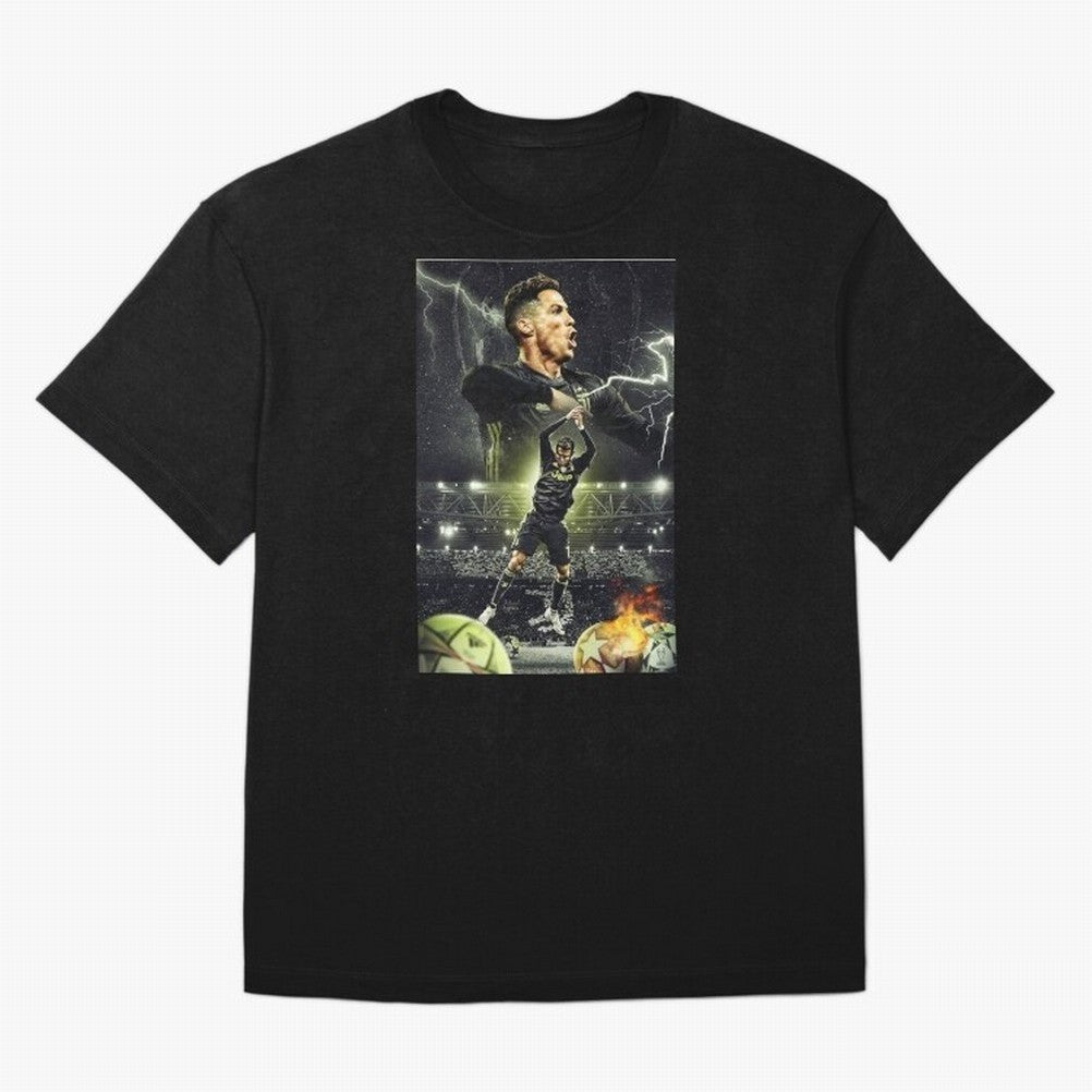 Ronaldo Illustration iPhone Case Oversized T-Shirt Fuel the Hype around FIFA World Cup 2026 Celebrating Haaland and Mbappe, Spain Energy, Football Festival Excitement, Trophy Ambitions, Country Rivalries and Star Player Buzz; Perfect for People Who