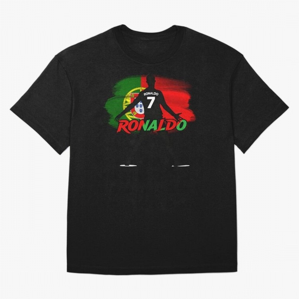 Portugal CR7 Fan World Cup Oversized T-Shirt Join Supporters Worldwide for FIFA World Cup 2026 USA Canada Mexico Connected to Mbappe, England, France and Netherlands Energy, Football History, Final Match Energy, Crowd Noise and Once in a Lifetime