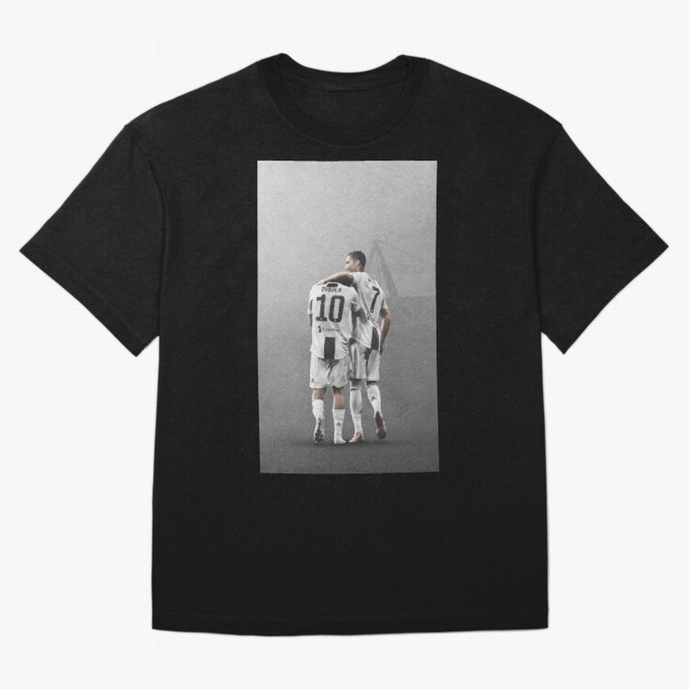 ronaldo with paulo dybala Oversized T-Shirt Celebrate the Biggest Stage of the FIFA World Cup 2026 Group Stage Journey through Neymar, Haaland and Cristiano Ronaldo Highlights, England Pride, Match Day Excitement, Supporter Culture, Golden Goals
