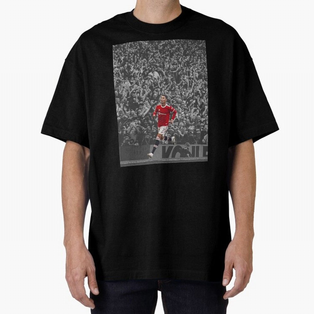Ronaldo Cr7 Highlights Moment Manchester,Ronaldo Gifts,Ronaldo Cover,Ronaldo Prints Oversized T-Shirt Turn Every Weekend Toward FIFA World Cup 2026 USA Canada Mexico Connected to Haaland and Mbappe, Brazil, Portugal and Argentina Energy, Sports