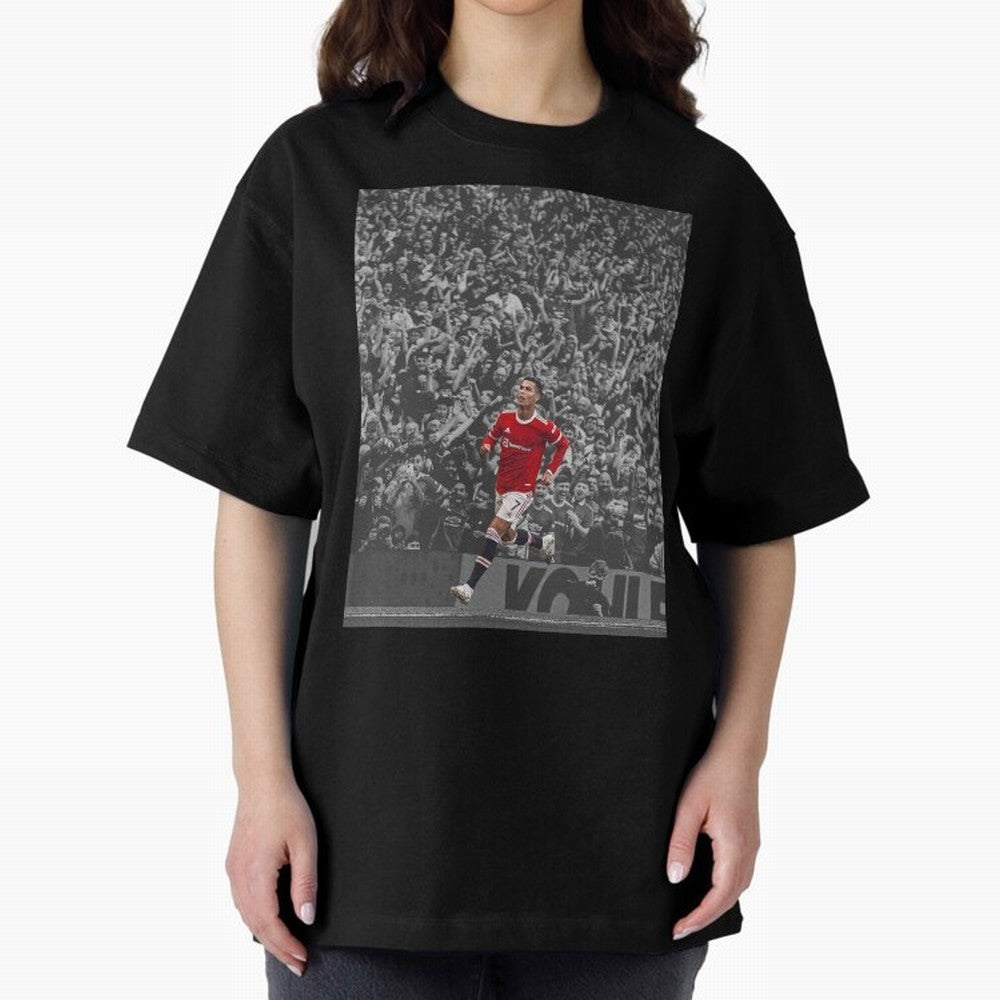 Ronaldo Cr7 Highlights Moment Manchester,Ronaldo Gifts,Ronaldo Cover,Ronaldo Prints Oversized T-Shirt Turn Every Weekend Toward FIFA World Cup 2026 USA Canada Mexico Connected to Haaland and Mbappe, Brazil, Portugal and Argentina Energy, Sports