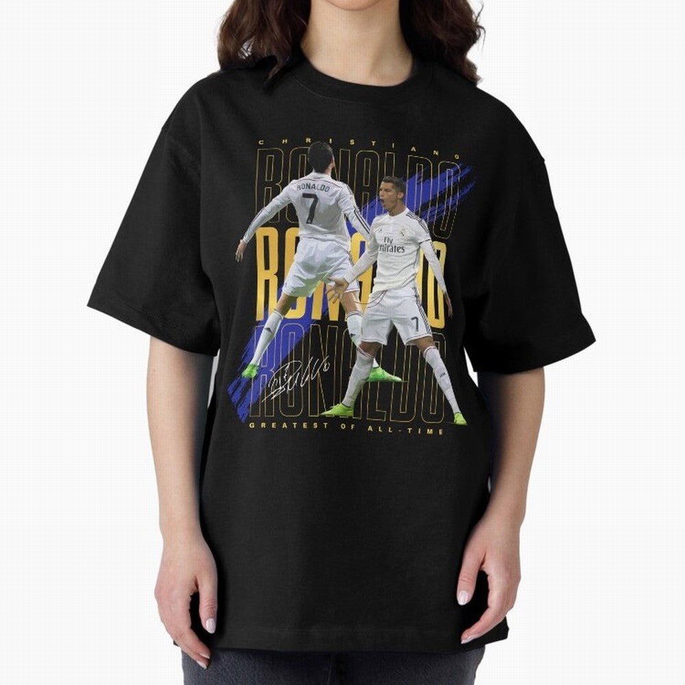Cristiano Ronaldo Suuiii! Oversized T-Shirt Carry the Colors and Pride of FIFA World Cup 2026 Group Stage Spirit, Inspired by Portugal, Messi, CR7 and Mbappe, Classic Soccer Heritage, Championship Pressure, Fan Loyalty and International Pride; Made
