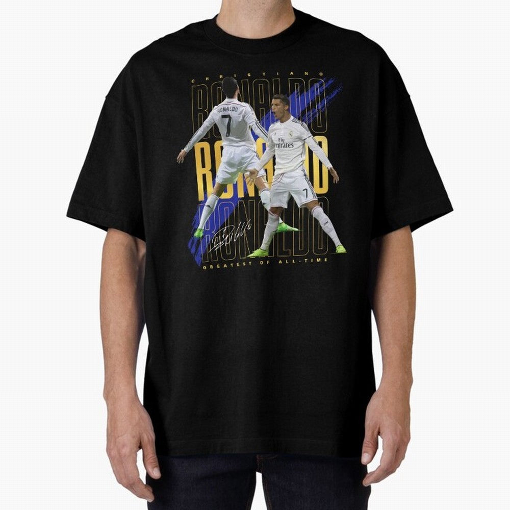 Cristiano Ronaldo Suuiii! Oversized T-Shirt Carry the Colors and Pride of FIFA World Cup 2026 Group Stage Spirit, Inspired by Portugal, Messi, CR7 and Mbappe, Classic Soccer Heritage, Championship Pressure, Fan Loyalty and International Pride; Made