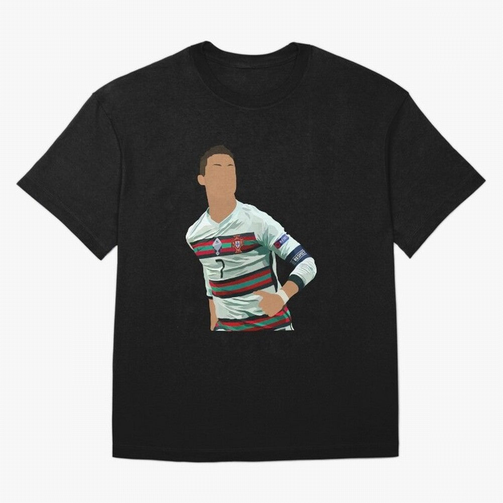 Cristiano Ronaldo Portugal Oversized T-Shirt Bring Supporter Culture to FIFA World Cup 2026 USA Canada Mexico Spirit, Centered on Brazil, Messi, Soccer Culture, Superstar Moments, National Team Dreams and Competitive Fire; Made for Collectors Who