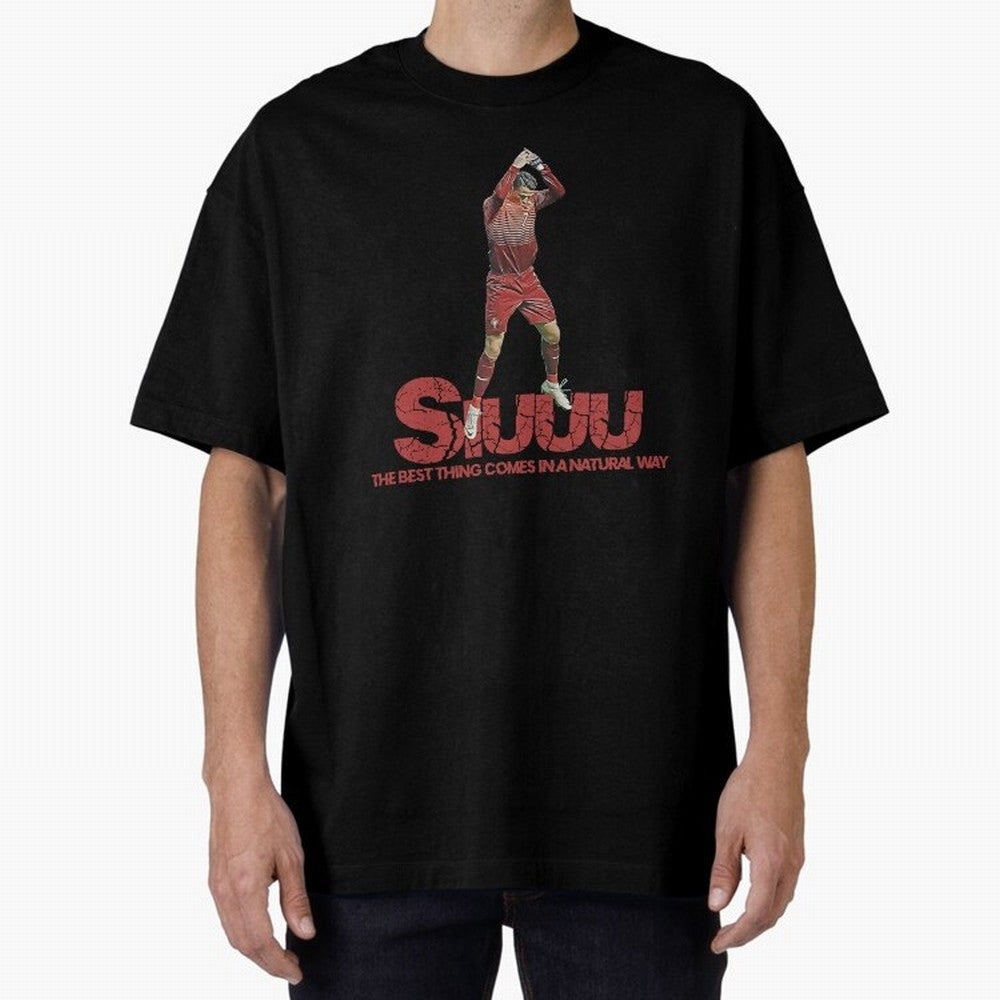 Cr7 Ronaldo Siuuu Oversized T-Shirt Share the Excitement of FIFA World Cup 2026 USA Canada Mexico Spirit, Driven by England and Germany, Neymar, Haaland and Cristiano Ronaldo, Classic Soccer Heritage, Championship Pressure, Fan Loyalty and