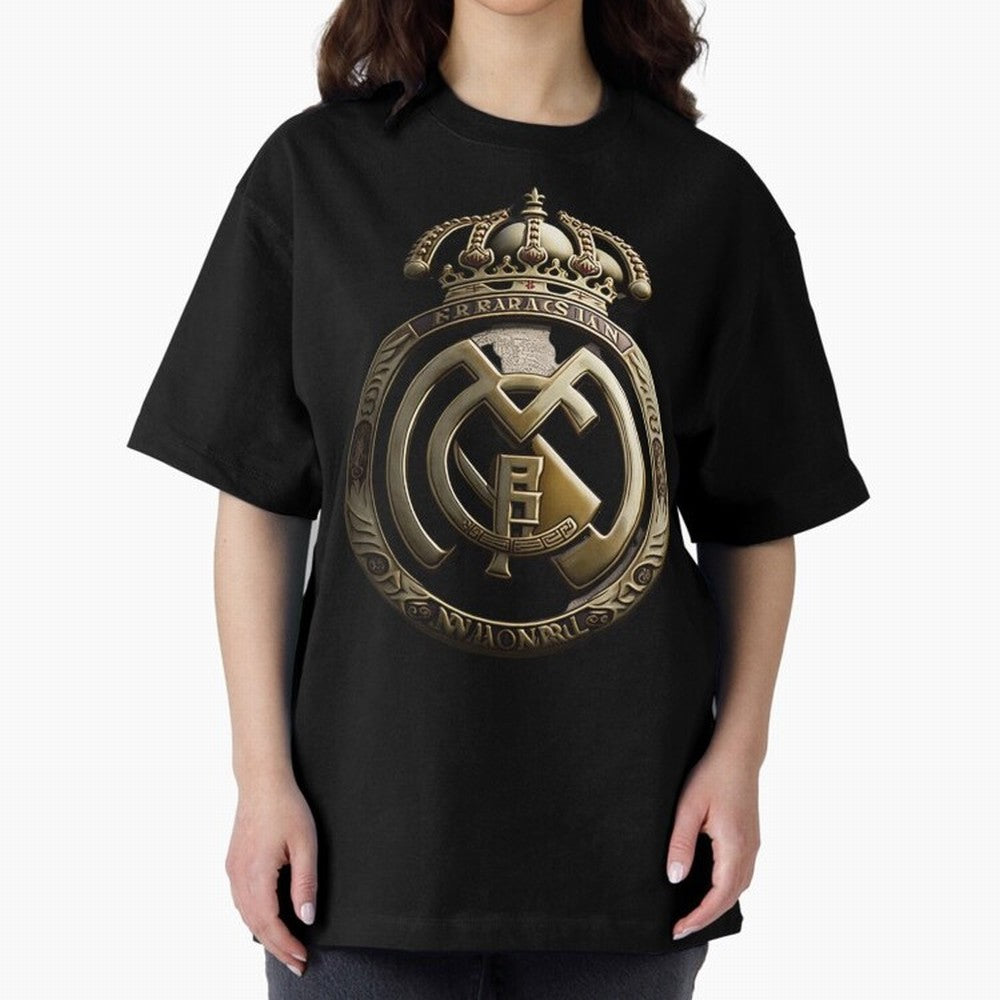 Madrid Oversized T-Shirt Feel the Trophy Chase of FIFA World Cup 2026 USA Canada Mexico for Fans of Messi and Brazil, Portugal and Argentina, Bringing Vintage Soccer Flavor, Modern Football Stars, National Flags and Final Night Emotion; Great for