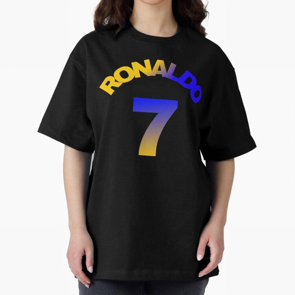 Cristiano Ronaldo Manchester United Oversized T-Shirt Back Your Heroes with FIFA World Cup 2026 for Fans of Mbappe and Neymar and France, Bringing Global Supporter Spirit, Legendary Goals, National Colors and Tournament Celebration; Perfect for