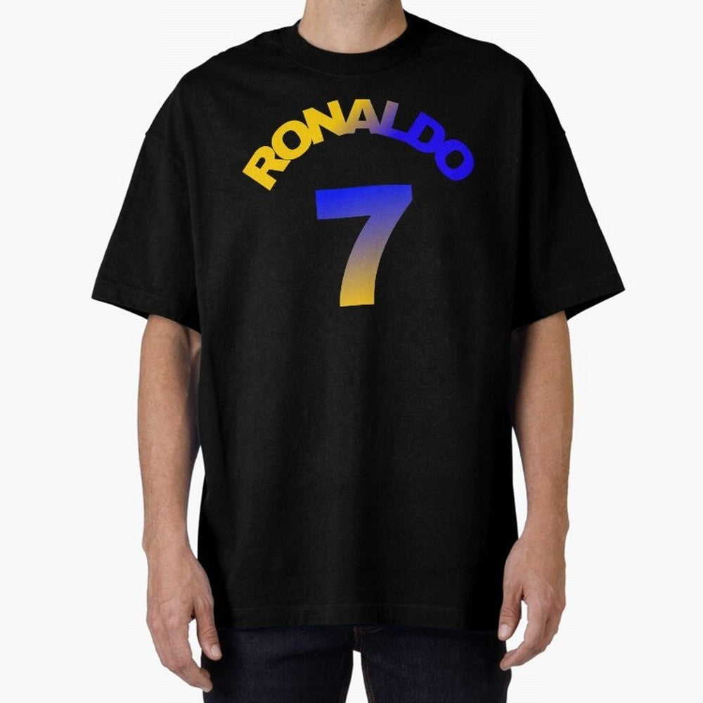 Cristiano Ronaldo Manchester United Oversized T-Shirt Back Your Heroes with FIFA World Cup 2026 for Fans of Mbappe and Neymar and France, Bringing Global Supporter Spirit, Legendary Goals, National Colors and Tournament Celebration; Perfect for