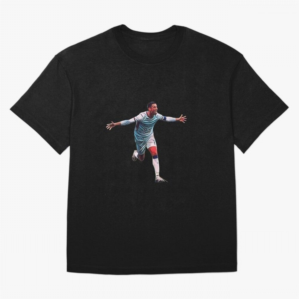 other celebration from the goat Oversized T-Shirt Stand with the FIFA World Cup 2026 Group Stage Journey through Cristiano Ronaldo Highlights, Argentina Pride, Sports Nostalgia, International Competition, Famous Players and Unforgettable Victories;