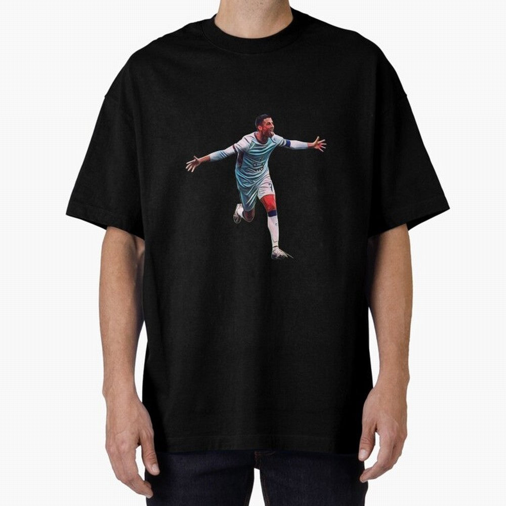 other celebration from the goat Oversized T-Shirt Stand with the FIFA World Cup 2026 Group Stage Journey through Cristiano Ronaldo Highlights, Argentina Pride, Sports Nostalgia, International Competition, Famous Players and Unforgettable Victories;