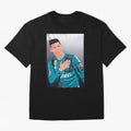 Cristiano Ronaldo Oversized T-Shirt Feel the Trophy Chase of FIFA World Cup 2026 Spirit, Built around Portugal, Haaland, Global Supporter Spirit, Legendary Goals, National Colors and Tournament Celebration; Ideal for Fans Who Follow Messi,