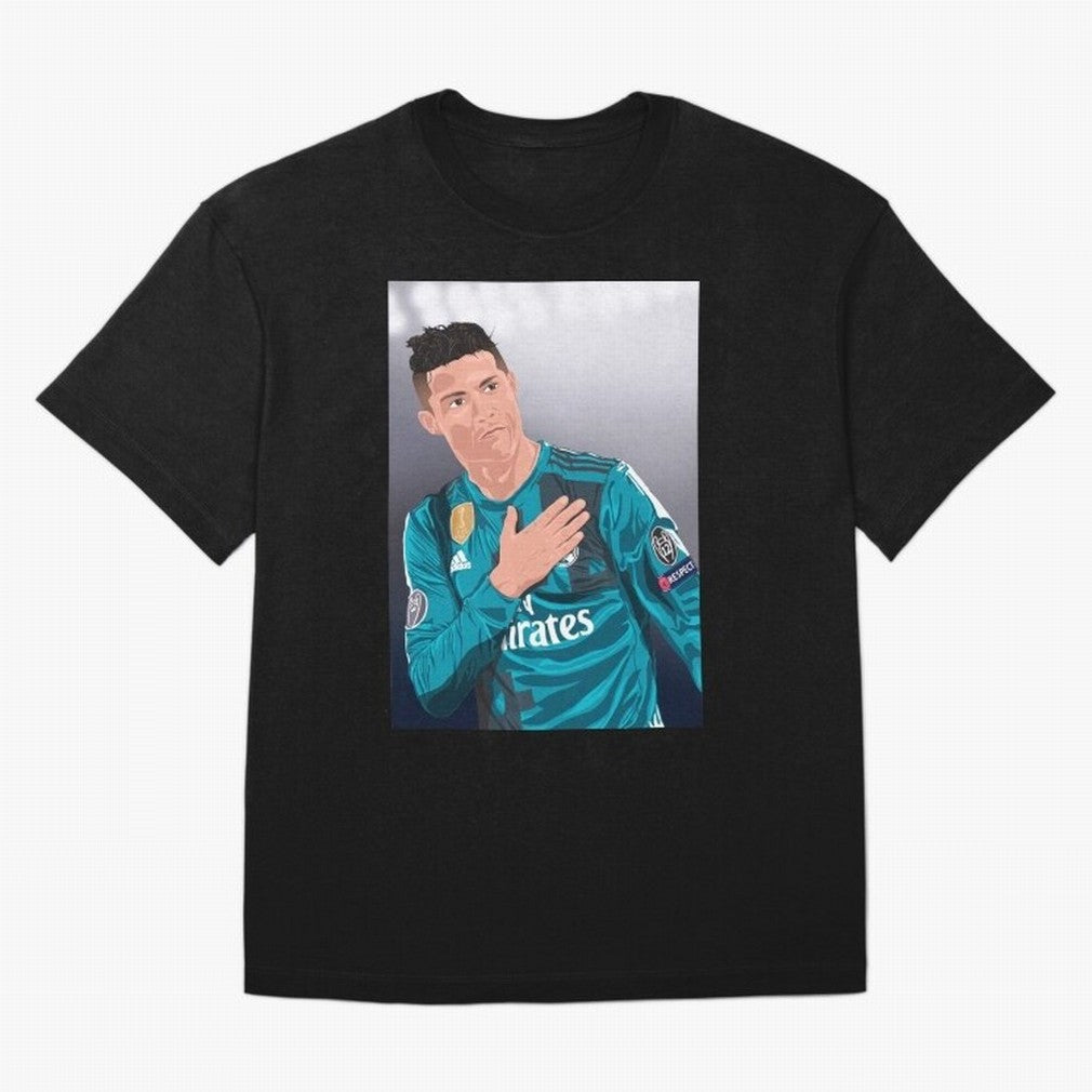Cristiano Ronaldo Oversized T-Shirt Feel the Trophy Chase of FIFA World Cup 2026 Spirit, Built around Portugal, Haaland, Global Supporter Spirit, Legendary Goals, National Colors and Tournament Celebration; Ideal for Fans Who Follow Messi,