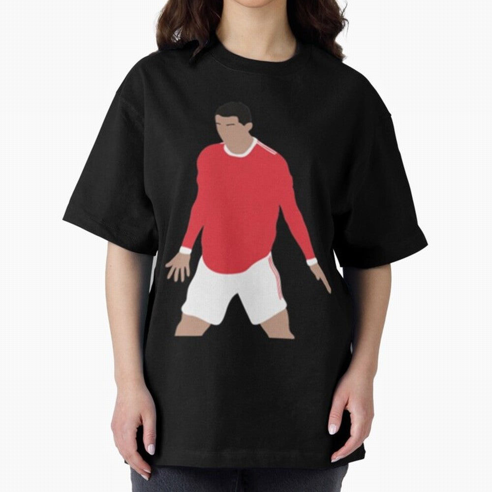 Cristiano Ronaldo Oversized T-Shirt Celebrate Football Heritage in the FIFA World Cup 2026 Group Stage Journey through Messi Highlights, Argentina, France and Brazil Pride, Classic Soccer Heritage, Championship Pressure, Fan Loyalty and