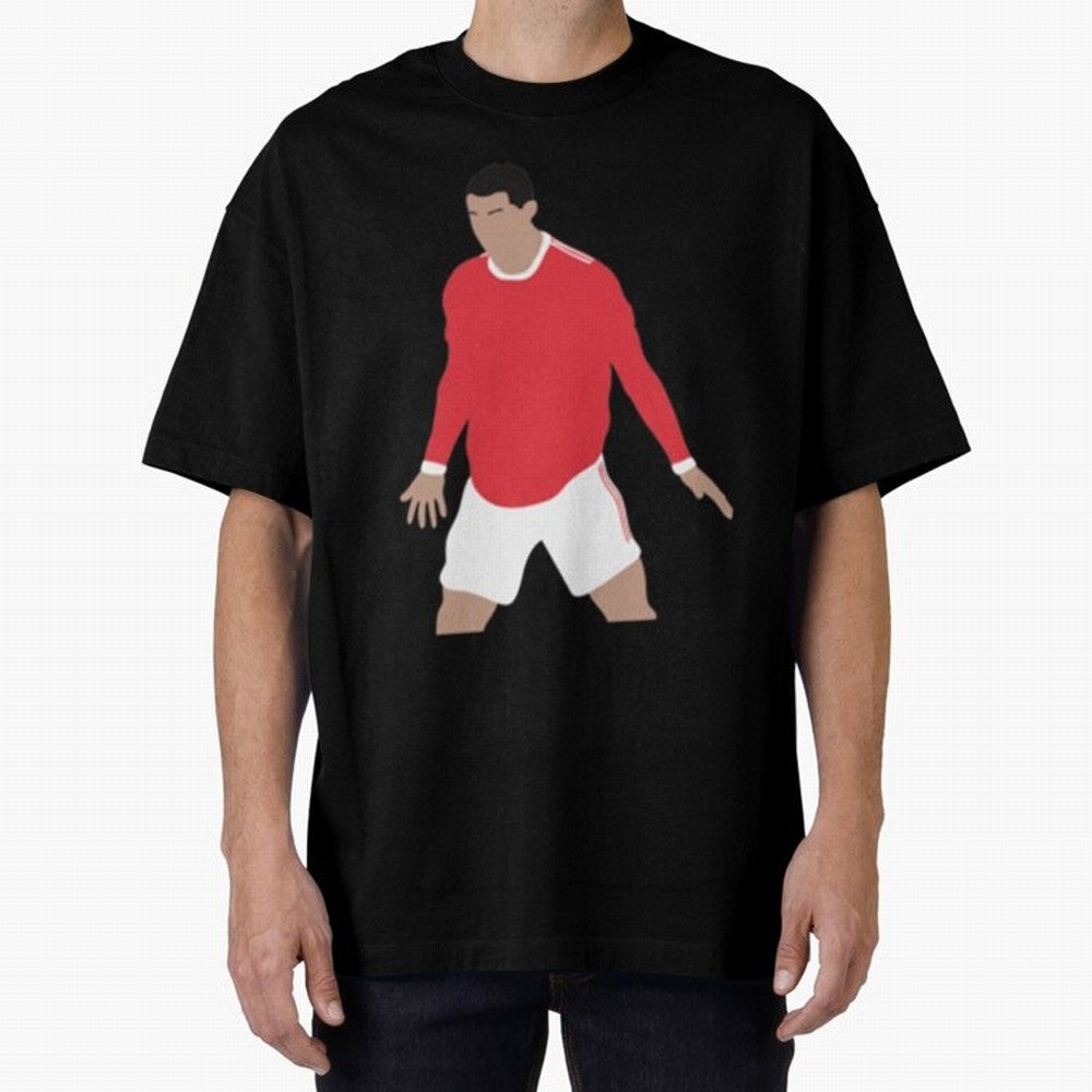 Cristiano Ronaldo Oversized T-Shirt Celebrate Football Heritage in the FIFA World Cup 2026 Group Stage Journey through Messi Highlights, Argentina, France and Brazil Pride, Classic Soccer Heritage, Championship Pressure, Fan Loyalty and