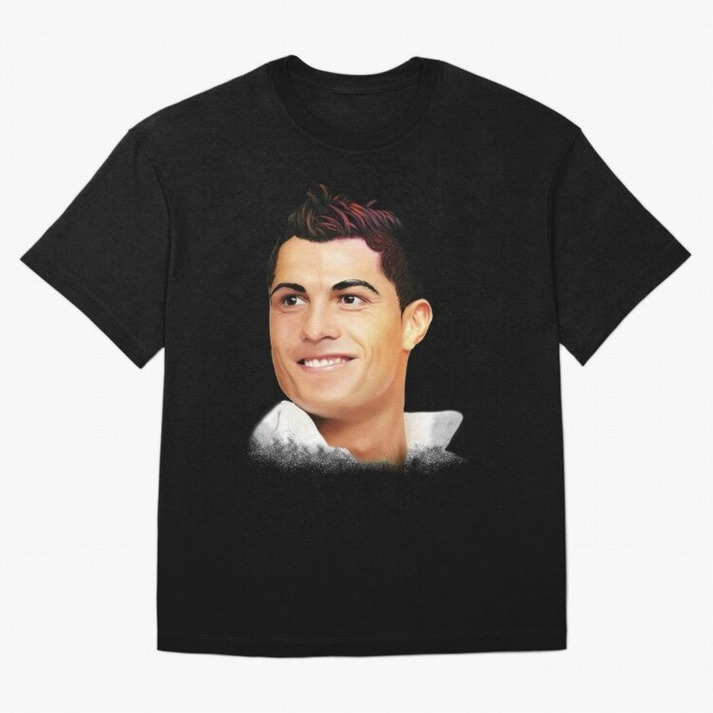 Cristiano Ronaldo CR7 | Digital Painting Oversized T-Shirt Embrace FIFA World Cup 2026 for Fans of Neymar, Haaland and Cristiano Ronaldo and Netherlands, Bringing Vintage Soccer Flavor, Modern Football Stars, National Flags and Final Night Emotion;