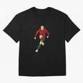 Cristian Ronaldo Design - Portugal - Real Madrid - Illustration - Cartoon - T-Shirt - Shirt - Sticker - Phone Case - CR7 Oversized T-Shirt Celebrate Match Day Hype around FIFA World Cup 2026, Haaland, France and Portugal, Stadium Memories, Football