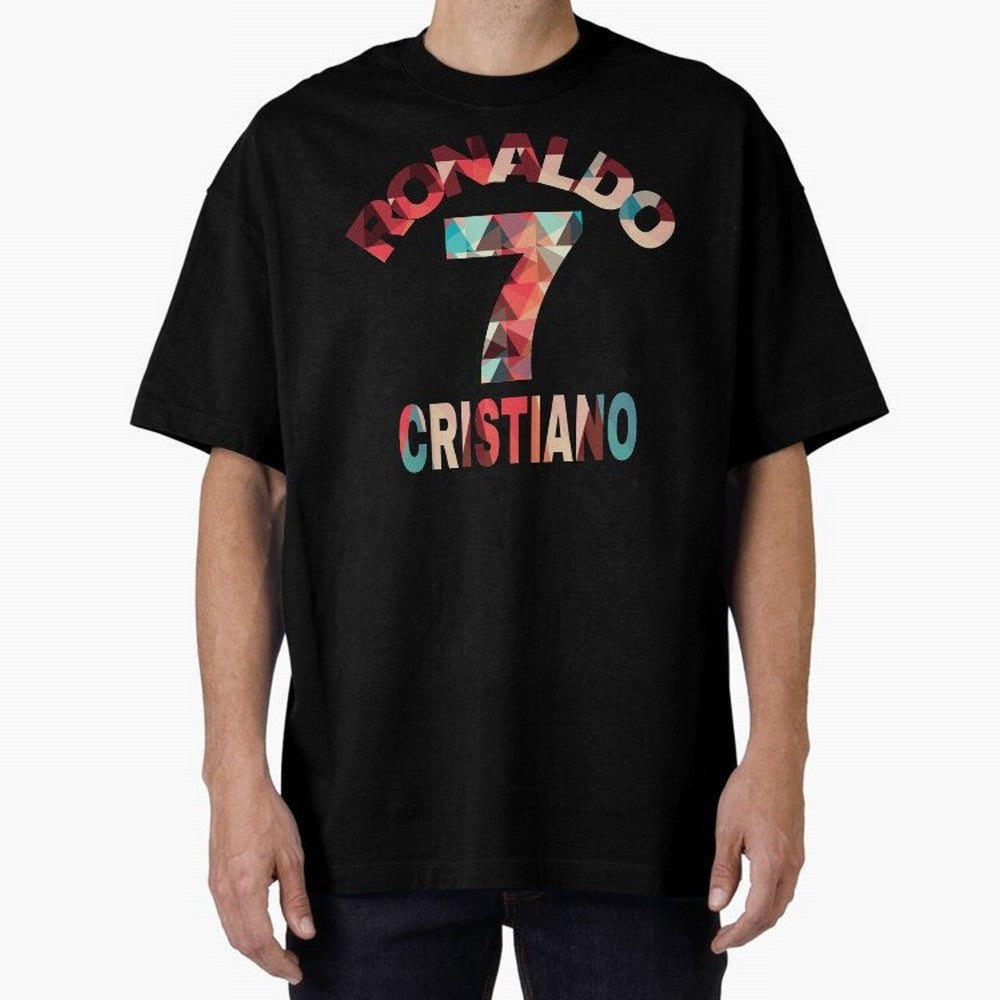 Cristiano Ronaldo Manchester United Oversized T-Shirt Fuel FIFA World Cup 2026 Spirit, Celebrating Germany, Cristiano Ronaldo, Haaland and CR7, Stadium Memories, Football Loyalty, International Chants and Championship Tradition; Great for Watch