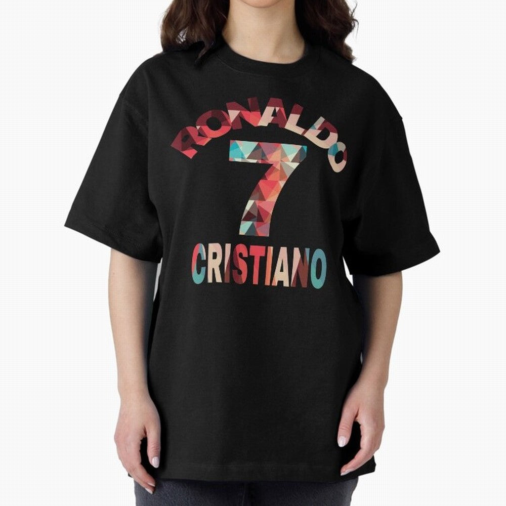 Cristiano Ronaldo Manchester United Oversized T-Shirt Fuel FIFA World Cup 2026 Spirit, Celebrating Germany, Cristiano Ronaldo, Haaland and CR7, Stadium Memories, Football Loyalty, International Chants and Championship Tradition; Great for Watch