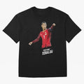 Ronaldo Cristiano Ronaldo Lowpoly Art Oversized T-Shirt Make Every Kick Count in FIFA World Cup 2026 Group Stage Spirit, Featuring France, Neymar, Stadium Memories, Football Loyalty, International Chants and Championship Tradition; Ideal for Fans
