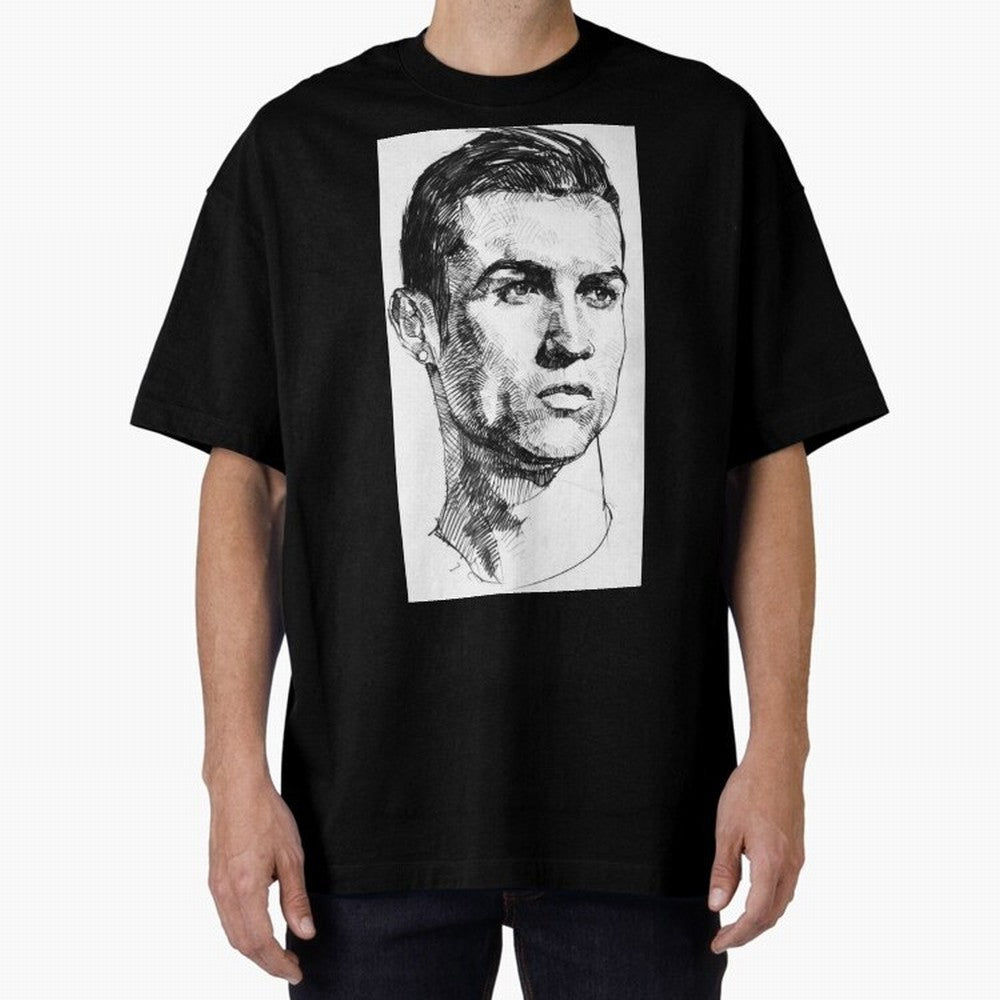 Cristiano Ronaldo CR7 Oversized T-Shirt Celebrate Rivalries and Pride in FIFA World Cup 2026 Connected to Mbappe and Neymar, Spain and Netherlands Energy, Game Day Rituals, Football Legends, Country Pride and the Road to the Final; Built for
