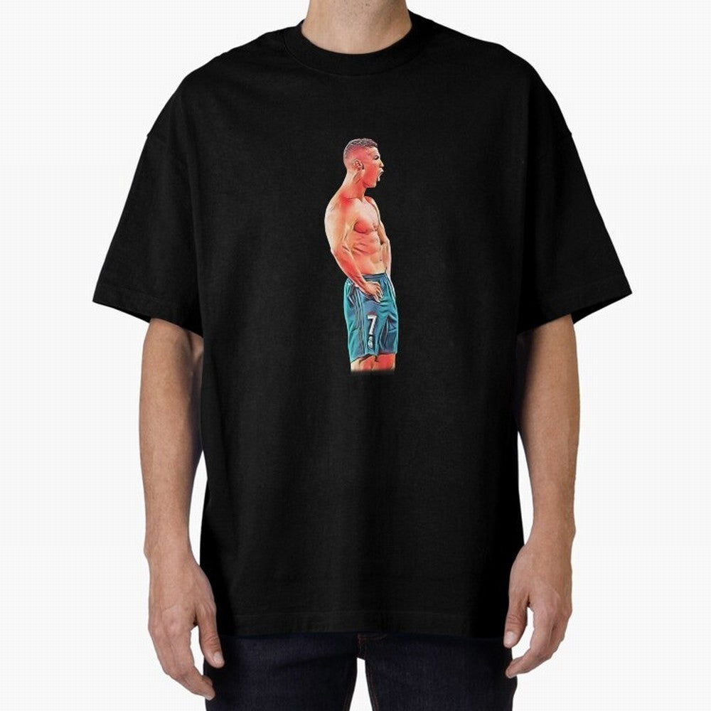 what a celebration by cristiano ronaldo Oversized T-Shirt Show Championship Spirit for the FIFA World Cup 2026 USA Canada Mexico Journey through Neymar Highlights, Netherlands Pride, Tournament Hype, Historic Matchups, Family Viewing Parties and