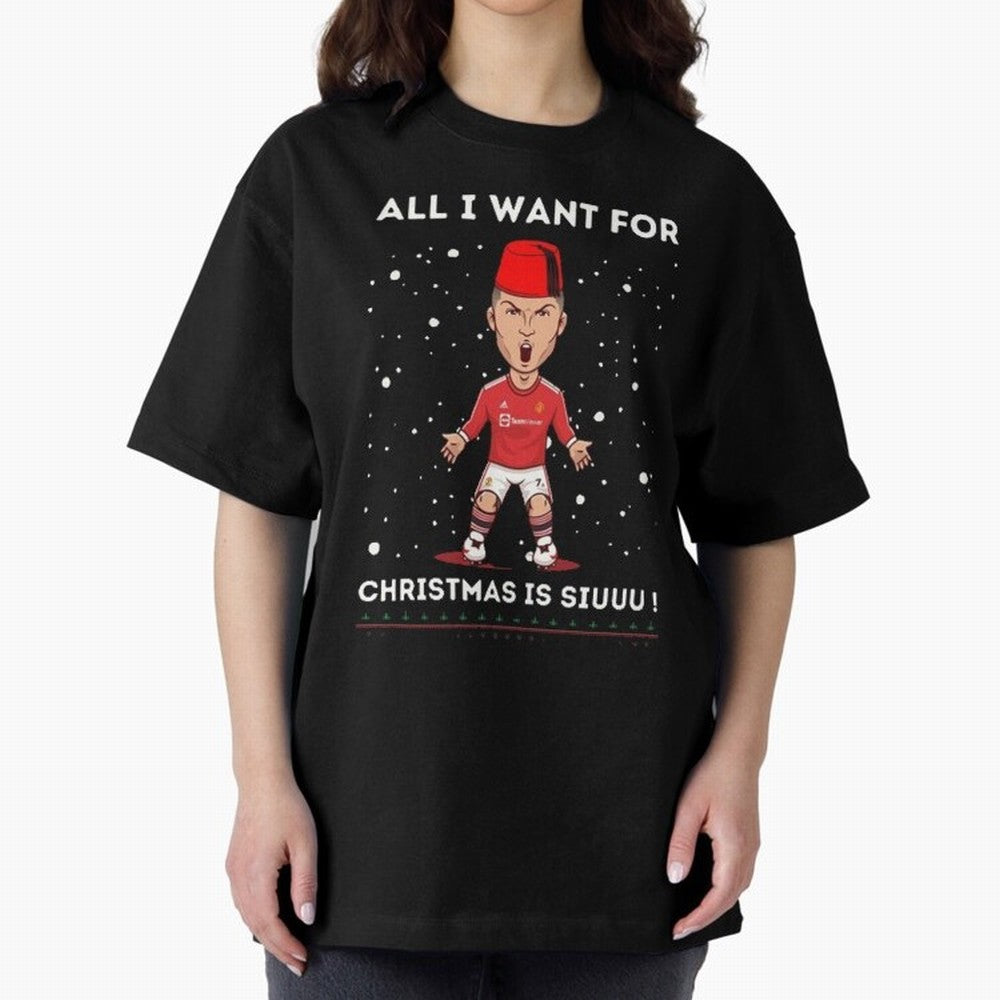christmas next day delivery Oversized T-Shirt Celebrate the Biggest Stage of Match Day Hype around FIFA World Cup 2026 Group Stage, Haaland and Mbappe, Portugal, Spain and Germany, Sports Nostalgia, International Competition, Famous Players and