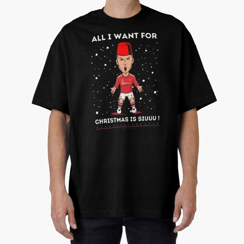 christmas next day delivery Oversized T-Shirt Celebrate the Biggest Stage of Match Day Hype around FIFA World Cup 2026 Group Stage, Haaland and Mbappe, Portugal, Spain and Germany, Sports Nostalgia, International Competition, Famous Players and