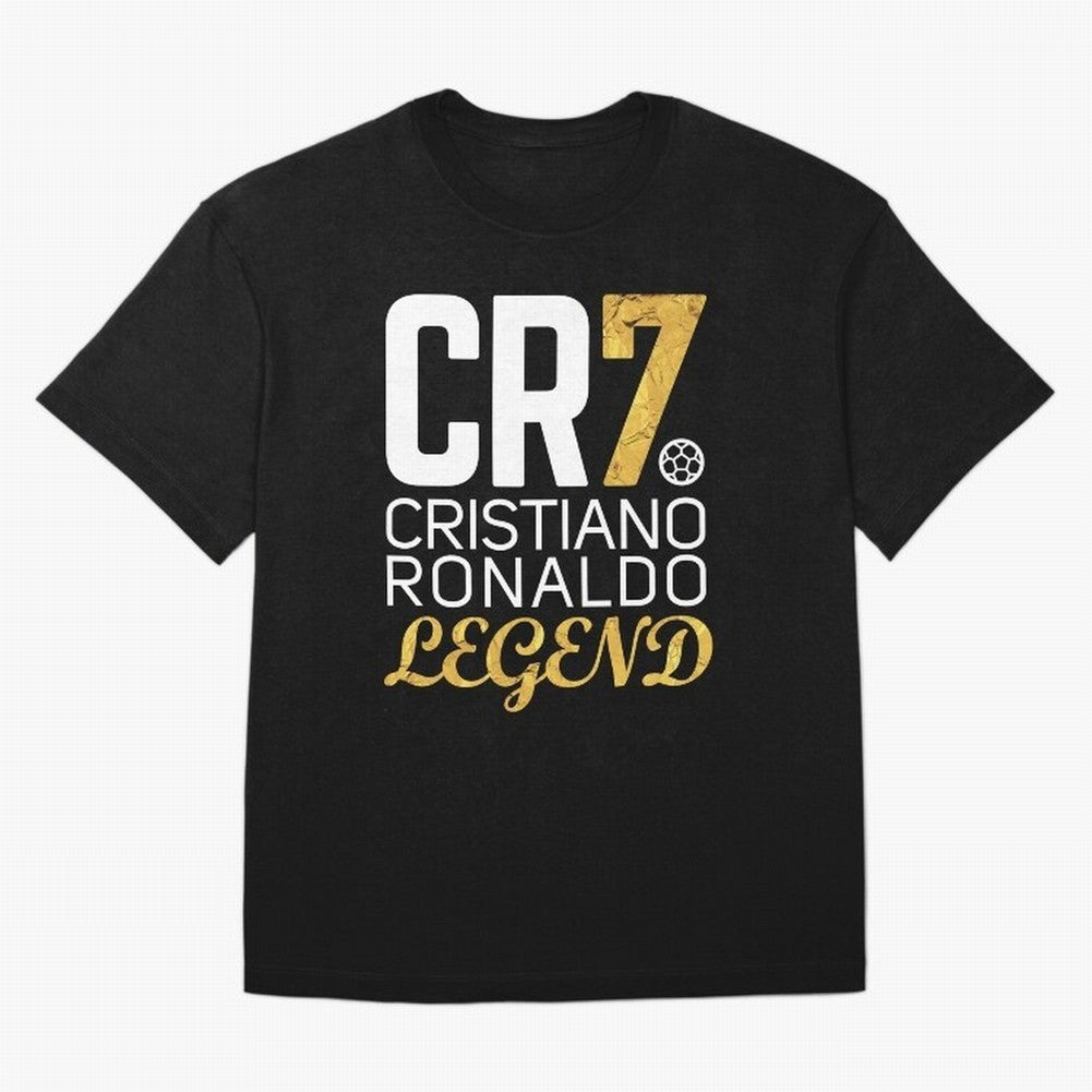 CR7 legend gold Oversized T-Shirt Carry the Dream of FIFA World Cup 2026 USA Canada Mexico for Fans of Messi, CR7 and Mbappe and Spain and Netherlands, Bringing Soccer Culture, Superstar Moments, National Team Dreams and Competitive Fire; Built for