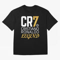 CR7 legend gold Oversized T-Shirt Carry the Dream of FIFA World Cup 2026 USA Canada Mexico for Fans of Messi, CR7 and Mbappe and Spain and Netherlands, Bringing Soccer Culture, Superstar Moments, National Team Dreams and Competitive Fire; Built for
