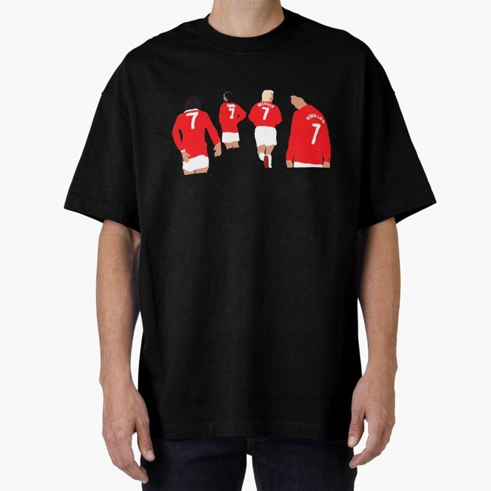 Manchester United Number 7 Legends Oversized T-Shirt Carry National Pride through Match Day Hype around FIFA World Cup 2026 Group Stage, Messi, Neymar and Mbappe, France and Portugal, Stadium Memories, Football Loyalty, International Chants and