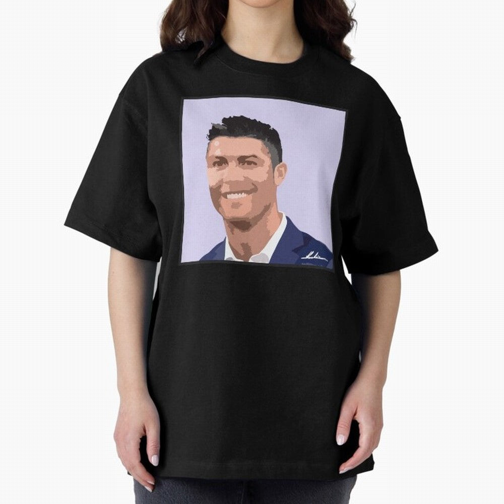 Cristiano Ronaldo Oversized T-Shirt Experience the FIFA World Cup 2026 Group Stage Journey through Haaland and Mbappe Highlights, Argentina, France and Brazil Pride, Worldwide Fan Energy, Dramatic Goals, Stadium Lights and Championship