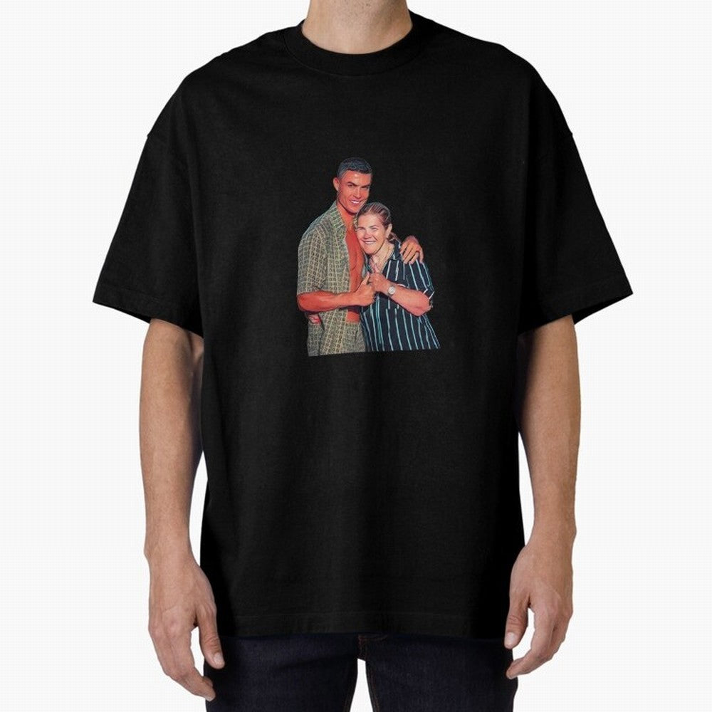 its criis with his mother Oversized T-Shirt Keep Football History Alive during the FIFA World Cup 2026 USA Canada Mexico Journey through Neymar, Haaland and Cristiano Ronaldo Highlights, Argentina and Brazil Pride, Stadium Chants, National Pride,