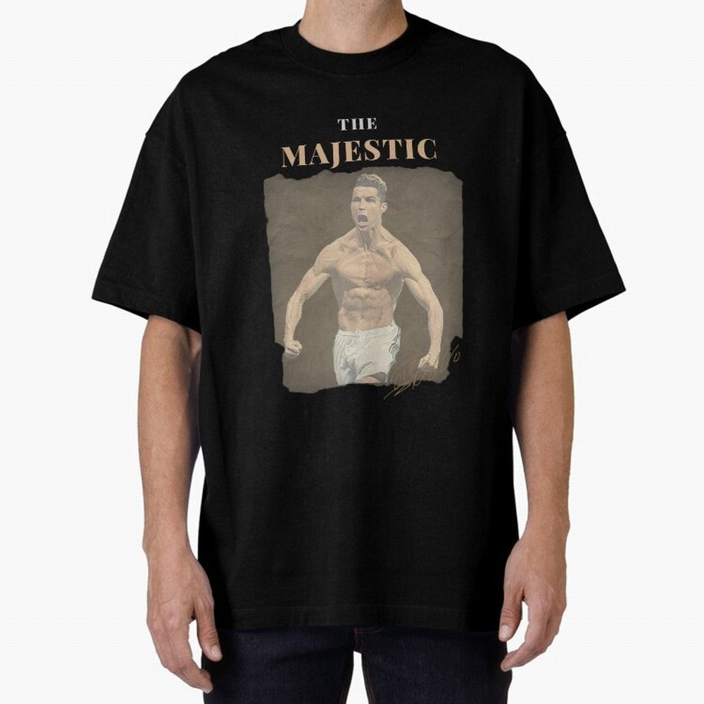 Siuuu CR7 Cristiano Ronaldo Oversized T-Shirt Build FIFA World Cup 2026 USA Canada Mexico Spirit, Centered on Spain and Netherlands, Neymar, Football Festival Excitement, Trophy Ambitions, Country Rivalries and Star Player Buzz; Ideal for Football